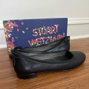 Stuart Weitzman Black Flats
